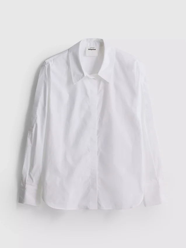 Camisa adaptável em popeline