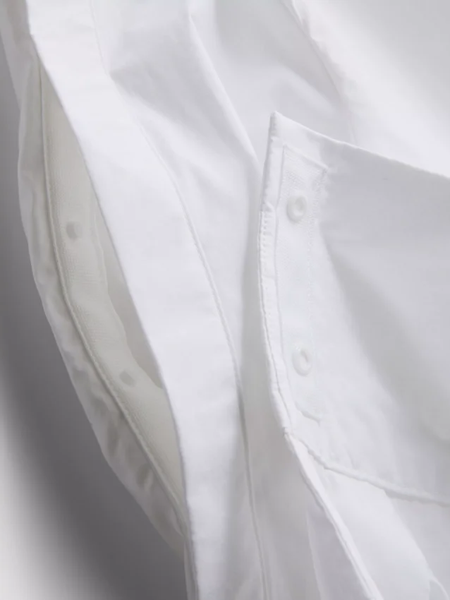 Camisa adaptável em popeline