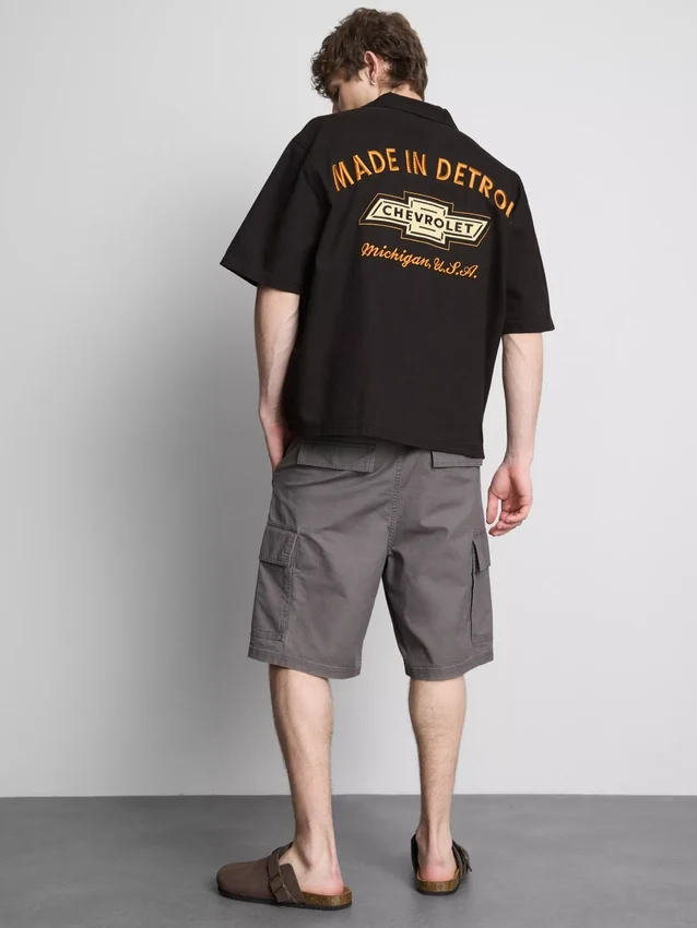 Camisa Chevrolet com gola Revere