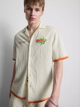 Camisa com estampado da Sicília
