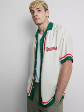 Camisa com gola Revere da Cholula