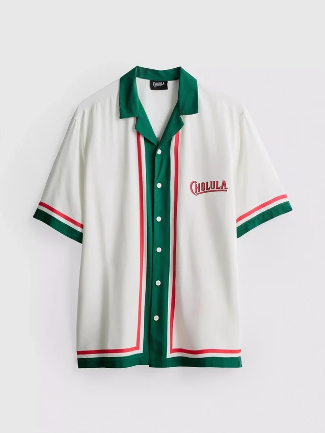 Camisa com gola Revere da Cholula