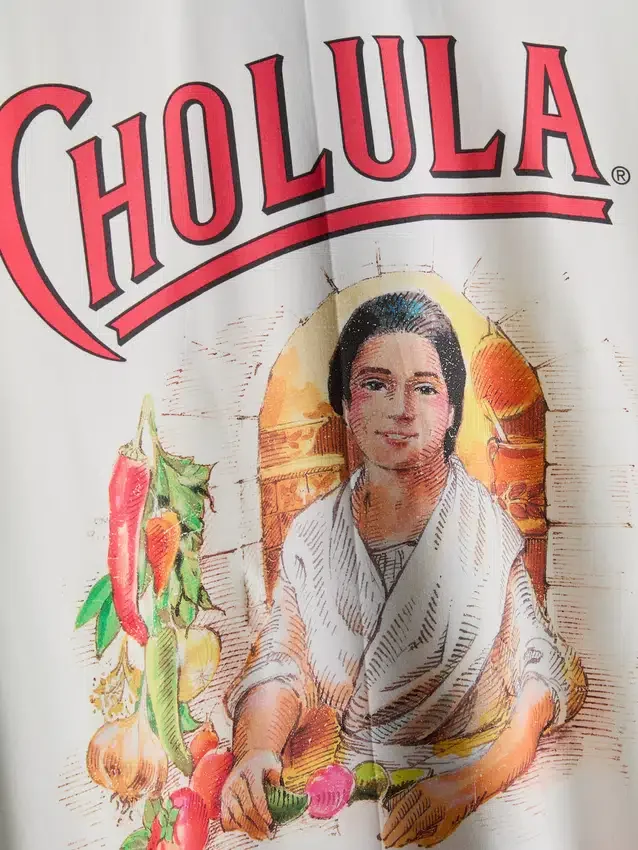 Camisa com gola Revere da Cholula