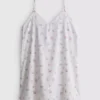 Camisa de algodão com padrão floral em tecido dobby