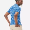 Camisa de crepe estampada