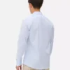 Camisa de manga comprida às riscas
