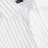 Camisa de manga comprida às riscas