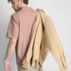 Camisa de manga curta com textura