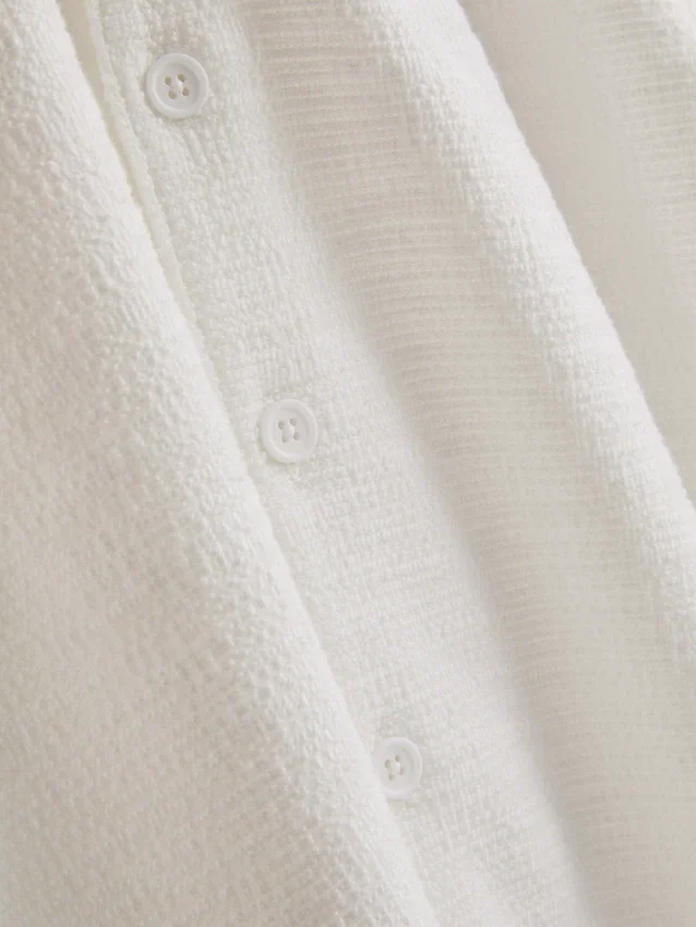 Camisa de manga curta com textura