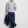 Camisa de manga curta estampada
