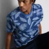 Camisa de manga curta estampada