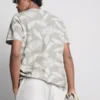 Camisa de manga curta estampada