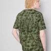 Camisa de manga curta estampada