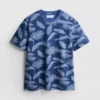 Camisa de manga curta estampada