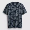 Camisa de manga curta estampada