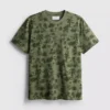 Camisa de manga curta estampada