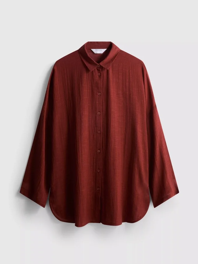 Camisa de praia com botões
