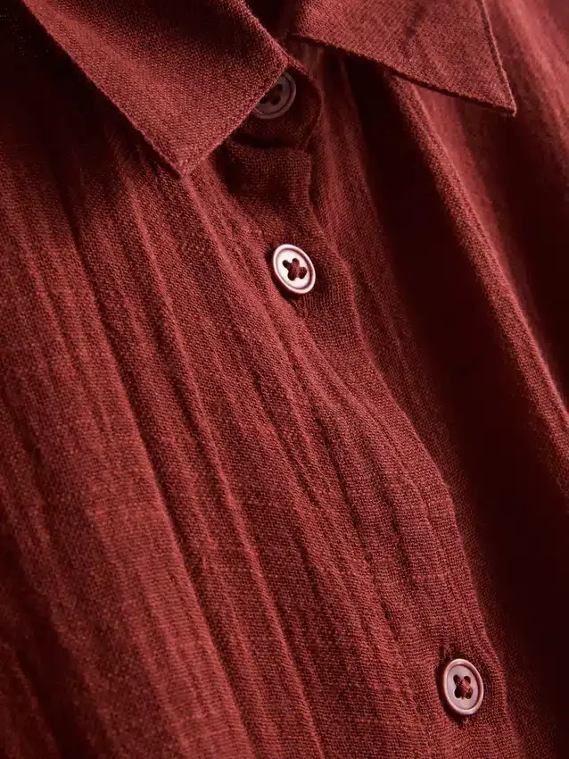 Camisa de praia com botões