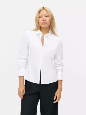 Camisa de trabalho em mistura de algodão
