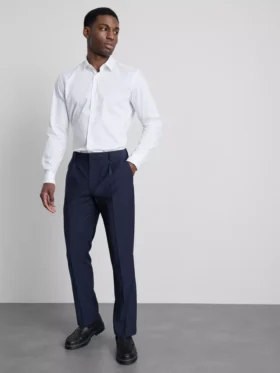 Camisa elástica de corte regular