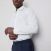 Camisa formal de corte justo