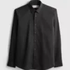 Camisa formal de corte justo