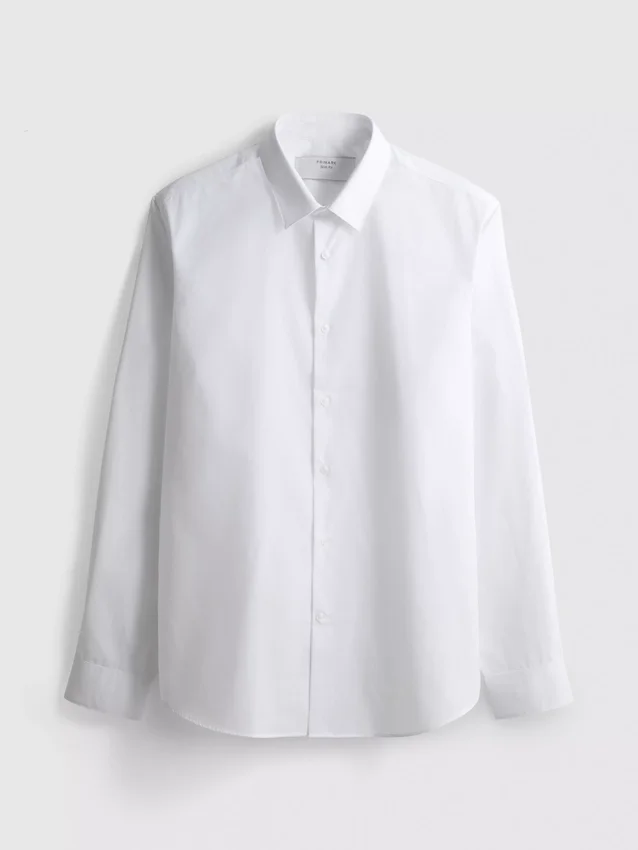 Camisa formal de corte justo