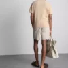 Camisa polo de malha texturada