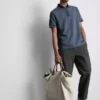 Camisa polo texturada