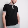 Camisa polo texturada