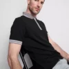 Camisa polo texturada