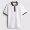 Camisa polo texturada