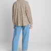 Camisa xadrez de corte descontraído