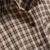 Camisa xadrez de corte descontraído