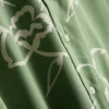 Camisas com colarinho reverso floral