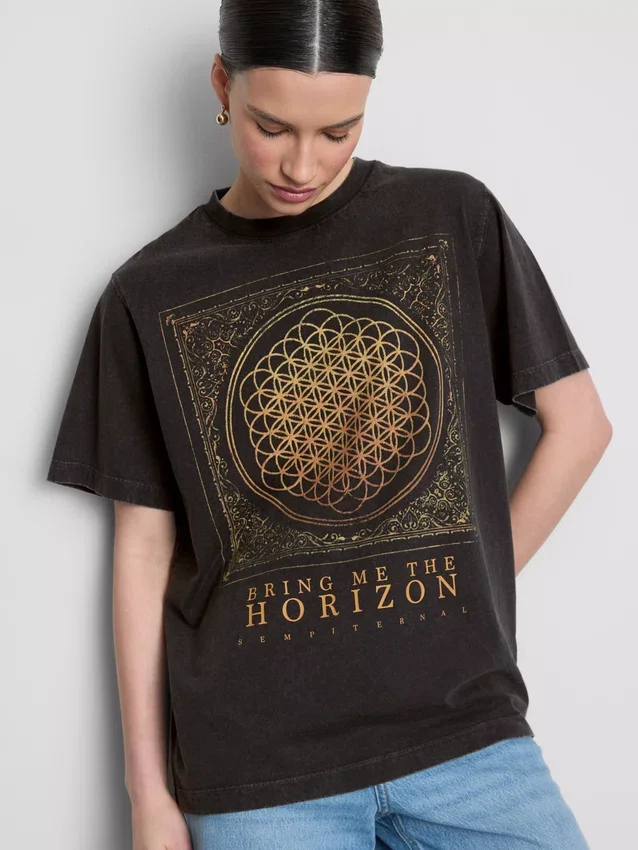 Camisas com estampado «Bring me the horizon»