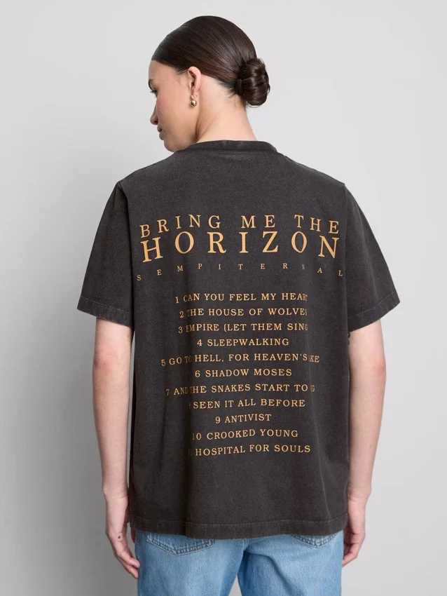Camisas com estampado «Bring me the horizon»