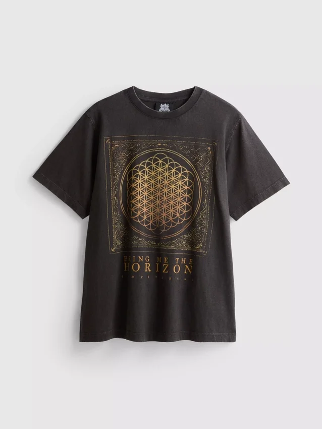 Camisas com estampado «Bring me the horizon»