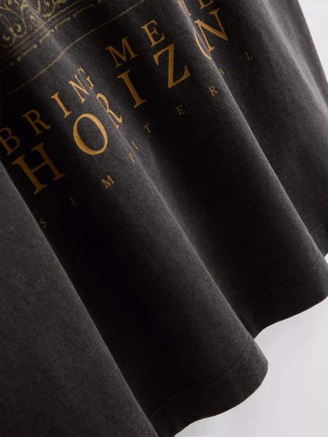 Camisas com estampado «Bring me the horizon»