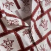 Camisas com estampado de azulejos costeiros