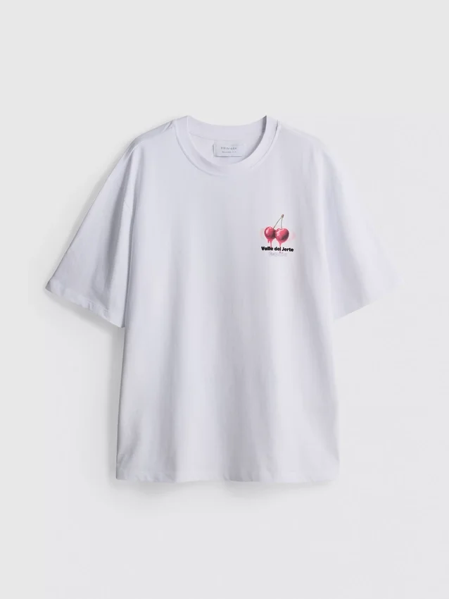 Camisas com estampado de cereja