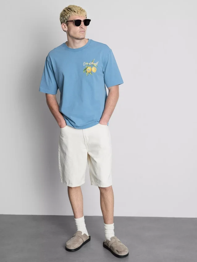 Camisas com estampado de limão de Amalfi