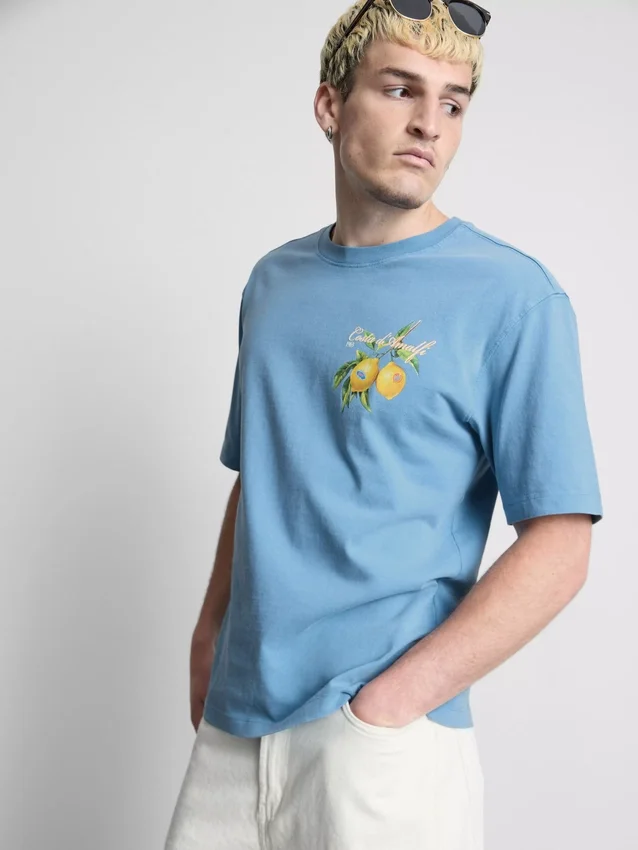 Camisas com estampado de limão de Amalfi