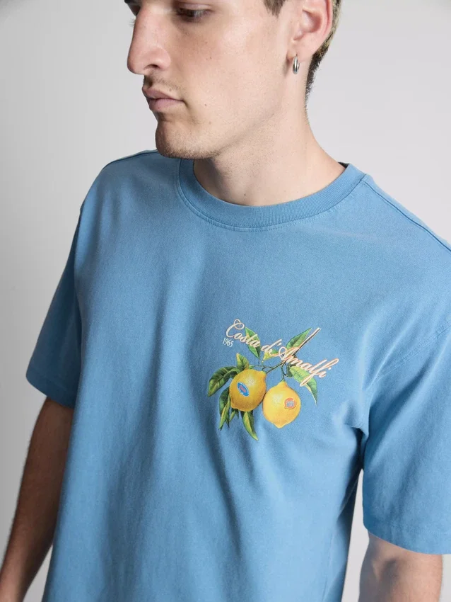 Camisas com estampado de limão de Amalfi