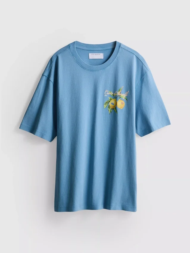 Camisas com estampado de limão de Amalfi