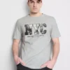 Camisas com estampado de Nova Iorque