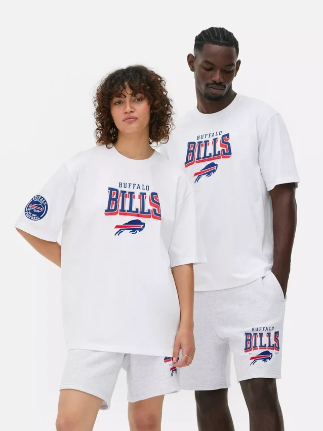 Camisas com estampado dos Buffalo Bills da NFL