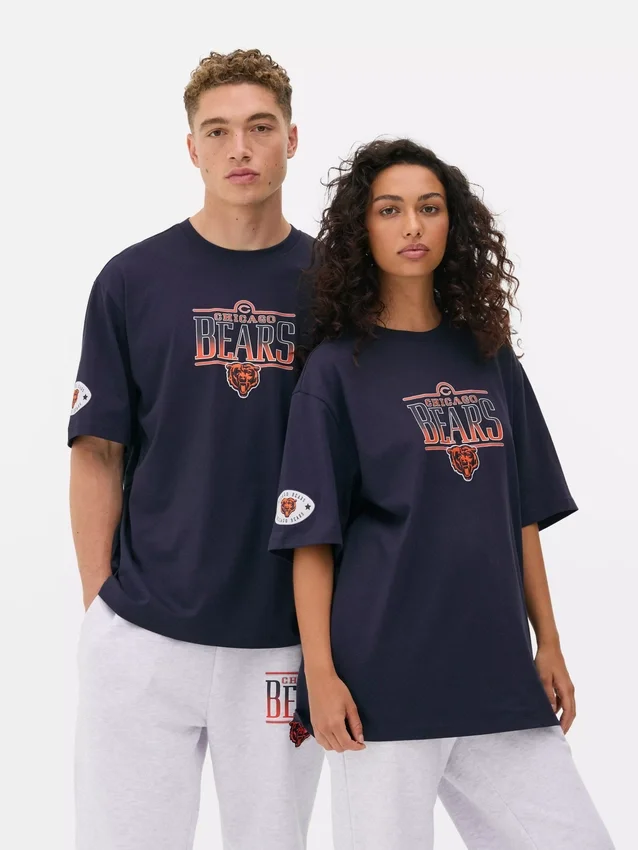 Camisas com estampado dos Chicago Bears da NFL