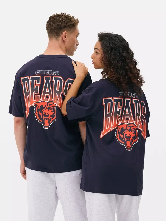 Camisas com estampado dos Chicago Bears da NFL