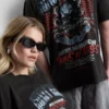 Camisas com estampado dos Guns N' Roses